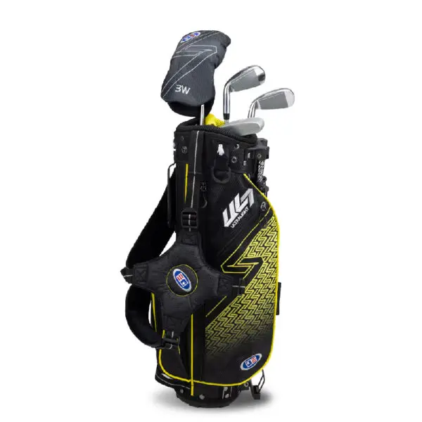 US Kids UL7-42 4 Club Set - Black/Yellow