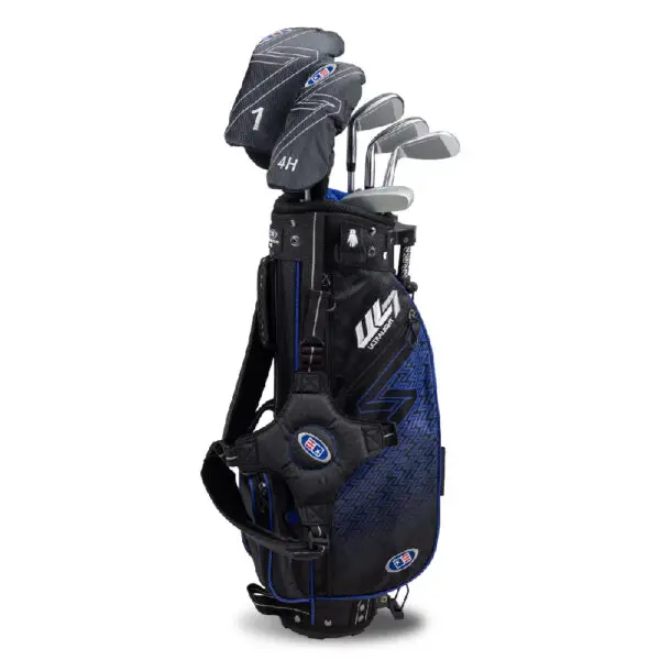 US Kids UL7-45 6 Club Set - Black/Blue