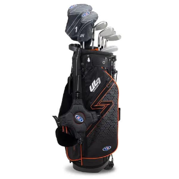 US Kids UL7-51 7 Club Set - Black/Orange