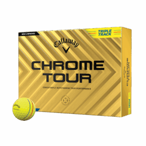 Callaway Chrome Tour Triple Track Yellow Golf Balls