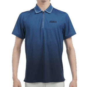 Admiral Golf Men's Dot Gradient Half Zip Polo