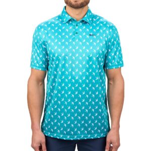 Black Clover Birdie Cabo Blue men golf apparel