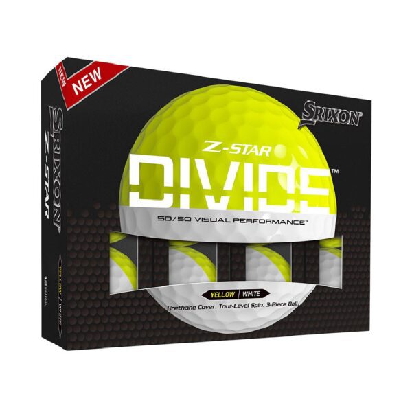 Srixon Z-Star Divide Golf Ball (White/Yellow)