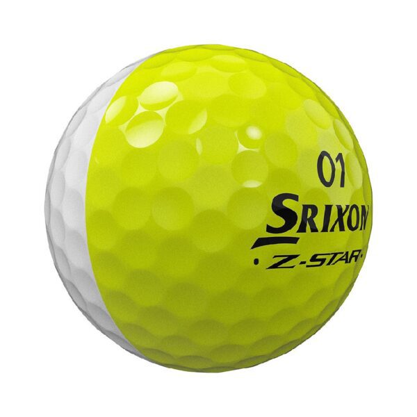 Srixon Z-Star Divide Golf Ball (White/Yellow) - Image 4