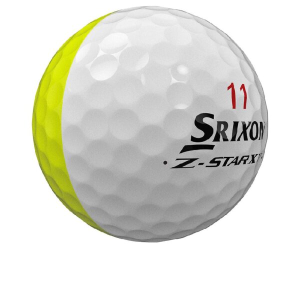 Srixon Z-Star XV Divide Golf Ball (White/Yellow) - Image 4