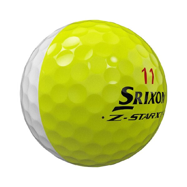 Srixon Z-Star XV Divide Golf Ball (White/Yellow) - Image 5