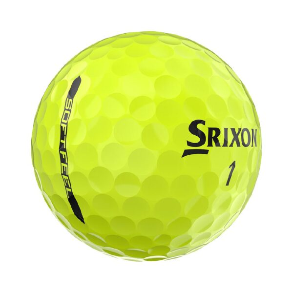 Srixon Soft Feel Golf Ball (Yellow) - Image 3