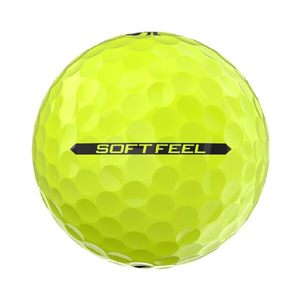 Srixon Soft Feel Golf Ball (Yellow) - Image 4