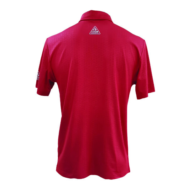 Performance Gear (PG) Men Golf Shirt PGVR2401 Seashell - Chili Pepper - Image 2