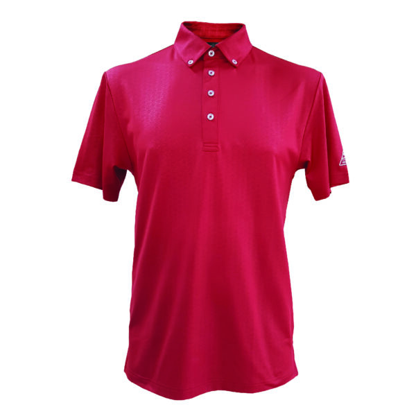 Performance Gear (PG) Men Golf Shirt PGVR2401 Seashell - Chili Pepper