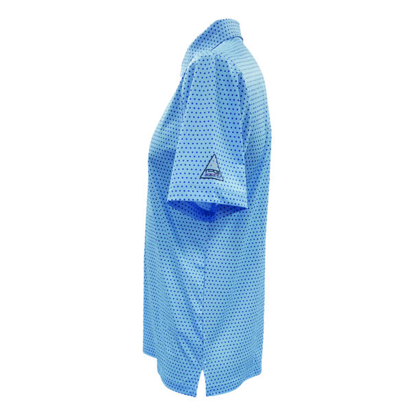 Performance Gear (PG) Men Golf Shirt PGVR2411 Polka Dot - Light Blue - Image 4