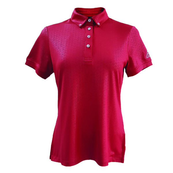 Performance Gear (PG) Women Golf Shirt PGVRLDY2401 Seashell - Chili Pepper