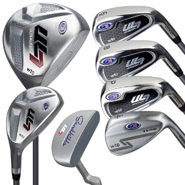 US Kids UL7-60 7 Club Set - Black/Maroon - Image 2