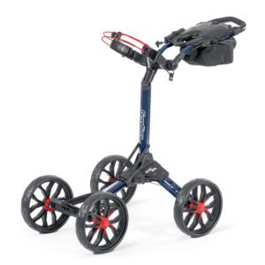 BagBoy Quad Pro Push Cart - Navy/Red