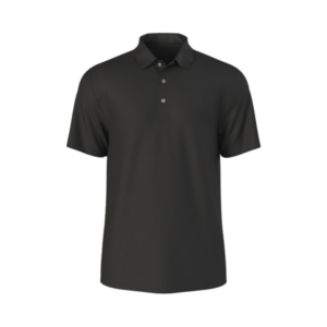 PGA Tour Airflux Mesh Polo Shirt - CAVIAR