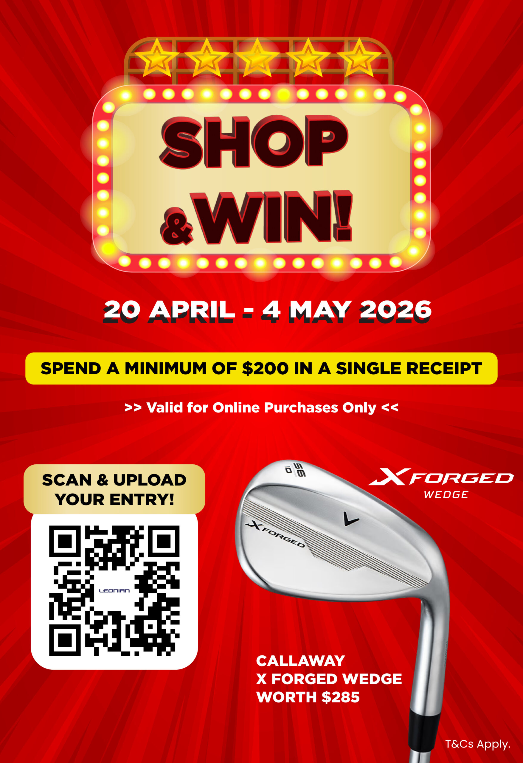 2. 20 APR - 4 MAY - CALLAWAY FORGED WEDGE_E-comm Mobile Banner