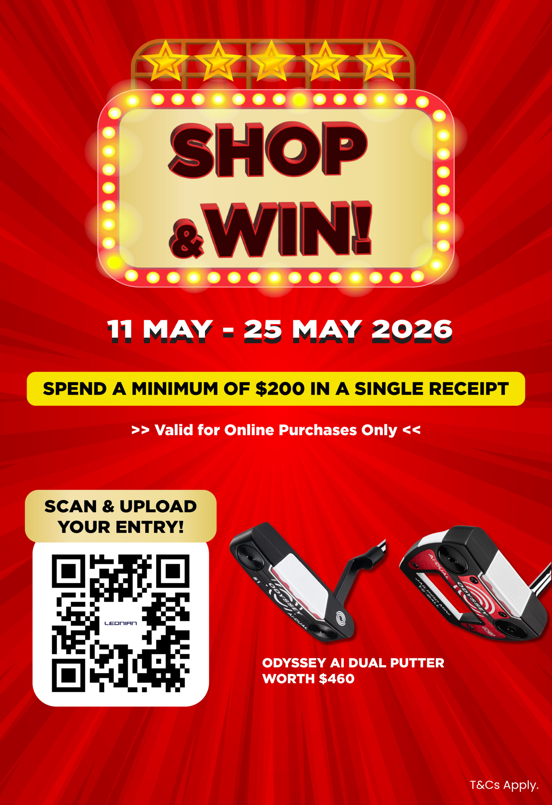 2. 11 MAY - 25 MAUY - ODYSSEY AI DUAL PUTTER_E-comm Mobile Banner